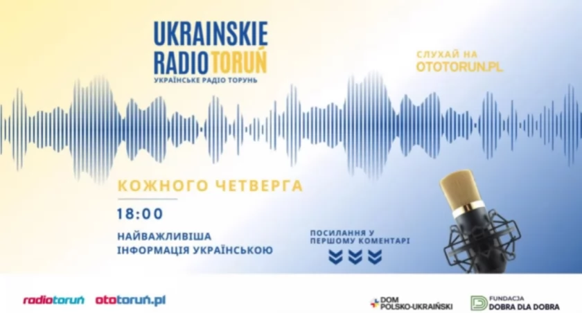 Serwis informacyjny w języku ukraińskim w Radiu Toruń | 25.04.2024 r.