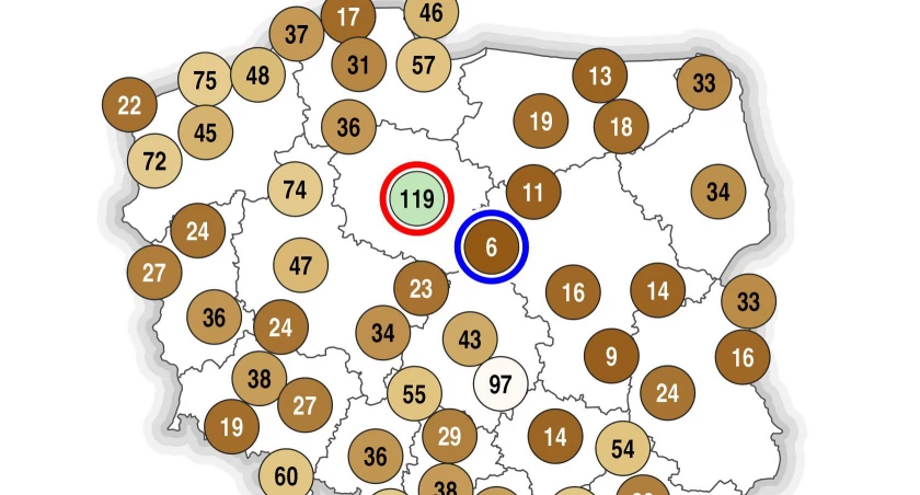 Zaskakujące wyniki pomiarów IMGW. Toruń zdecydowanym liderem