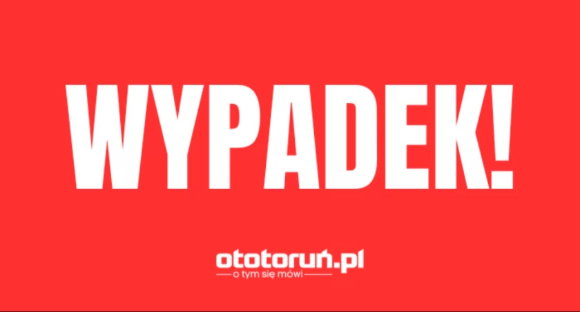 Wypadek busa ze szkolną wycieczką do Torunia. Wezwano śmigłowiec LPR