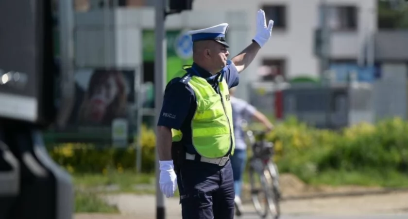 Wielka „łapanka” na drodze pod Toruniem. Trwa akcja policji