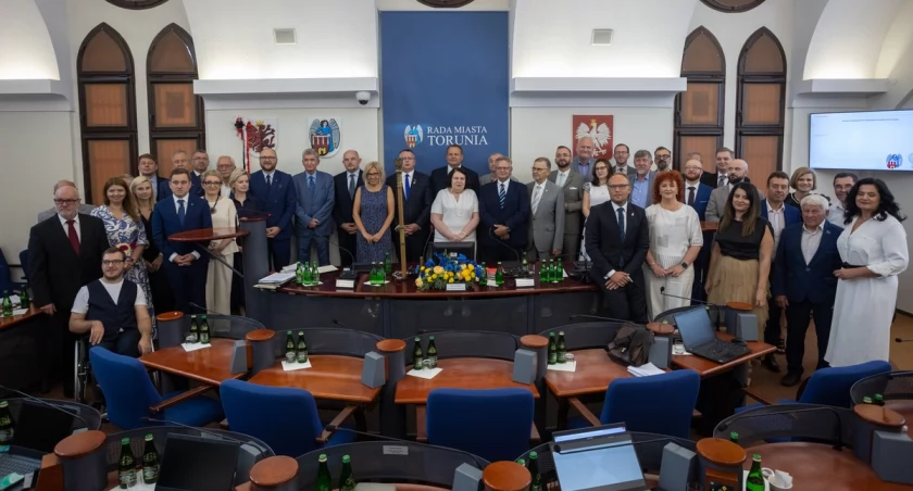 Herb województwa został odsłonięty w sali Rady Miasta 