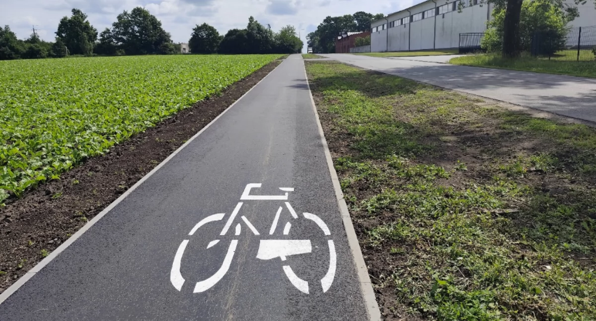 Nowa ścieżka rowerowa pod Toruniem gotowa. Kosztowała prawie 850 tys. zł