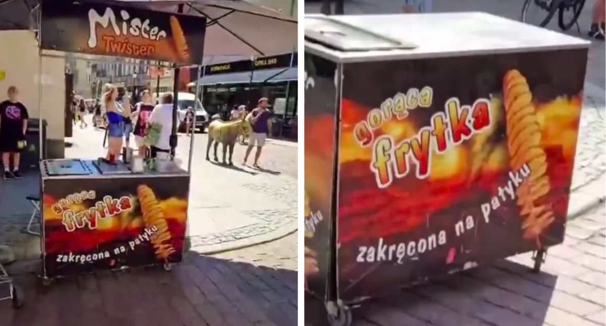 Nielegalna działalność pana Frytki w centrum Torunia została zlikwidowana
