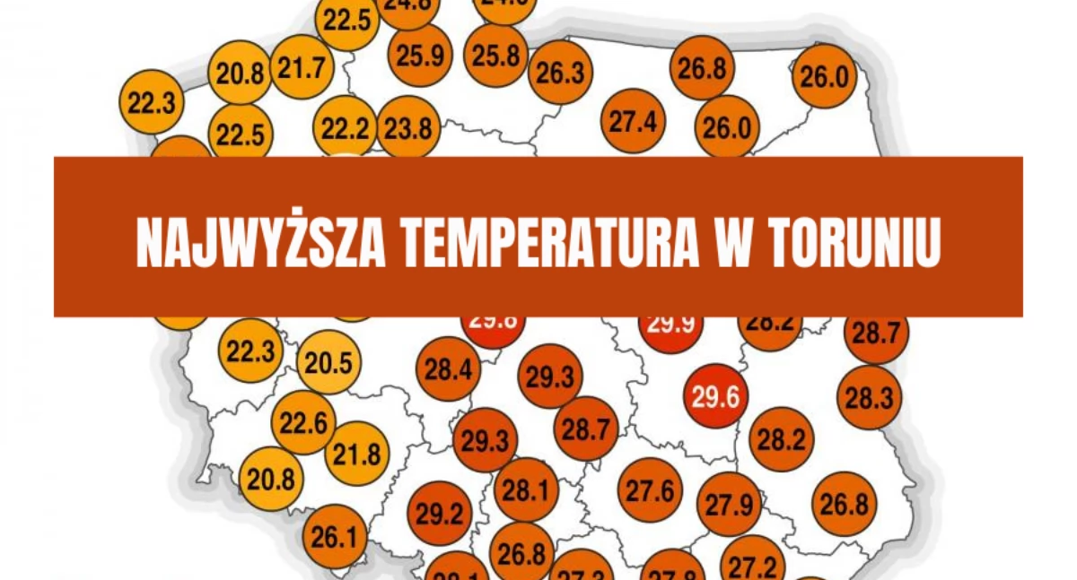 IMGW podał zaskakujące dane. Toruń był najcieplejszym miejscem w kraju