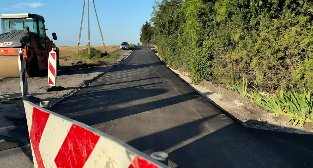 Droga pod Toruniem przebudowana za pół miliona zł. Prace na finiszu