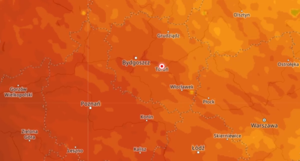 Niebezpieczna pogoda w Toruniu. Będzie obowiązywać podwójny alert