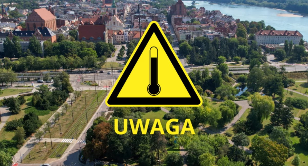Męczące upały na koniec wakacji w Toruniu. Będzie gorąco nawet w cieniu