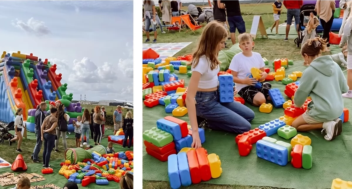 Piknik sąsiedzki na osiedlu w Toruniu. Wszystkie atrakcje są bezpłatne