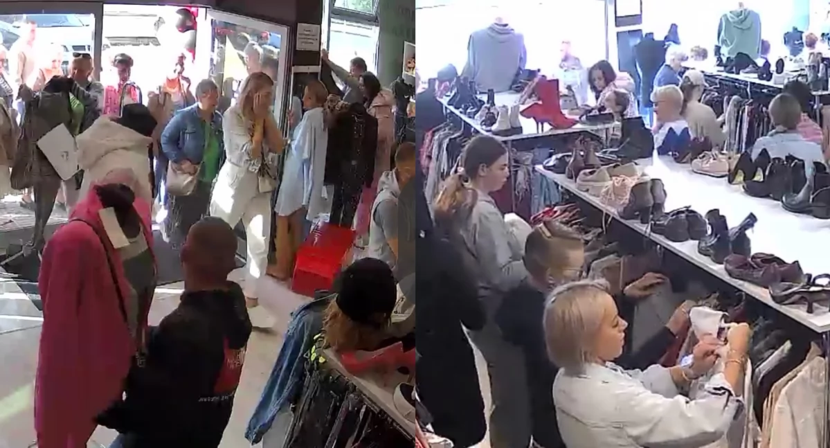 Tłumy na otwarciu nowego sklepu w Toruniu. Klienci łapali się za głowy