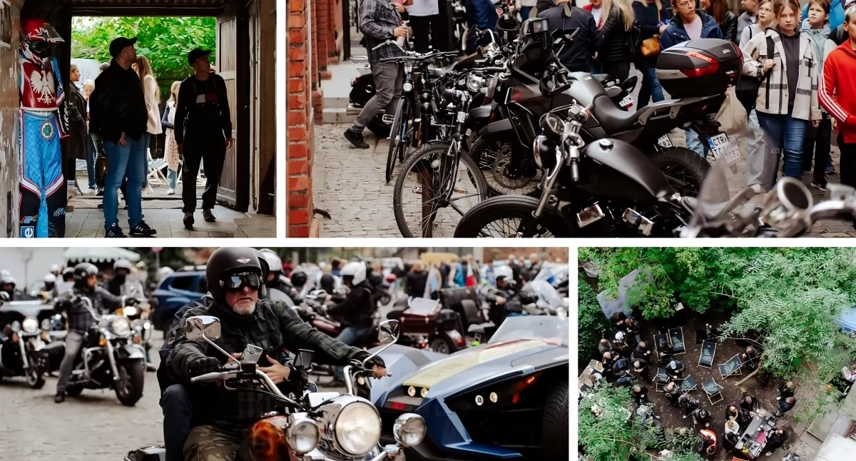 Święto motoryzacji w Toruniu. Ponad 100 motocyklistów przejechało przez Starówkę