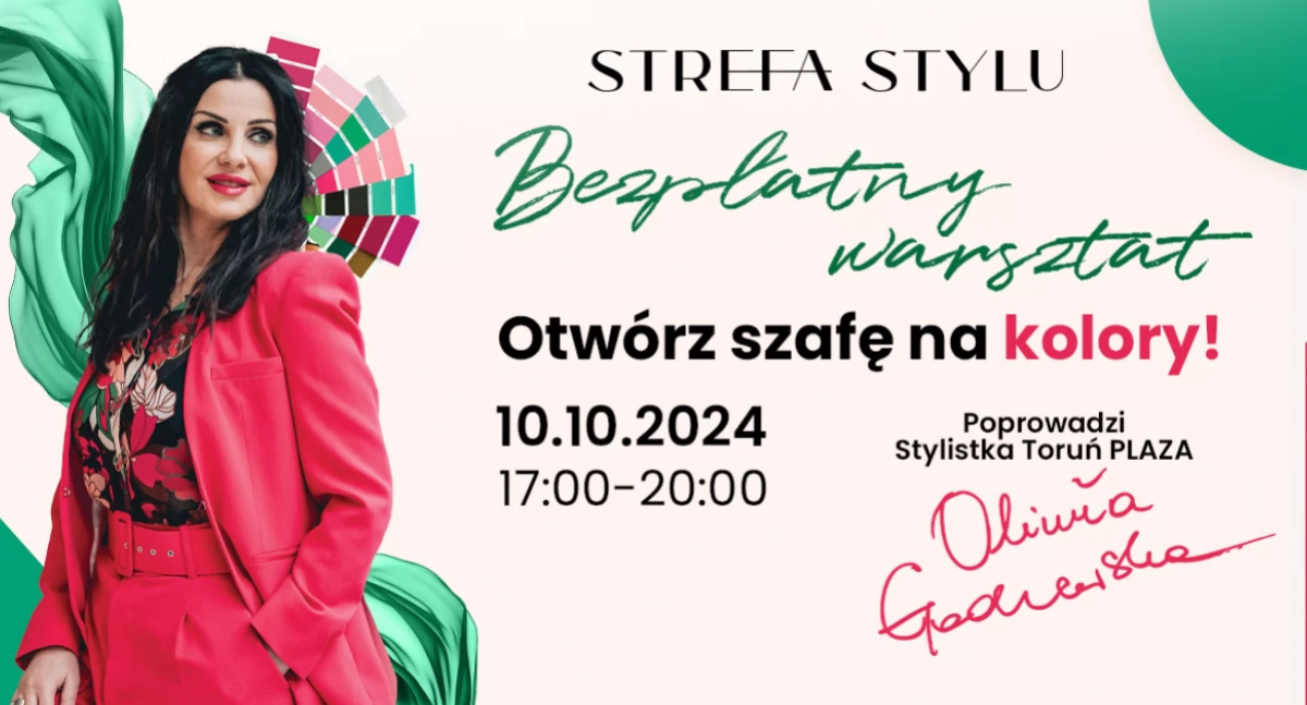 W CH Toruń Plaza odbędą się bezpłatne warsztaty ze stylistką 