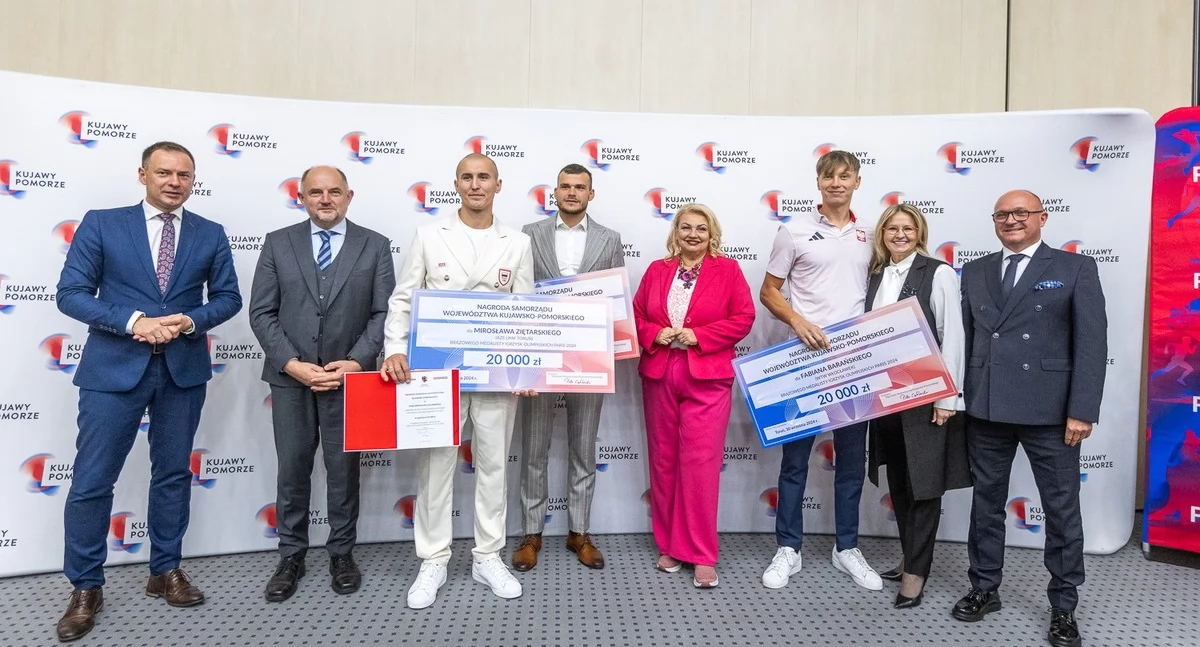 Medaliści Igrzysk Olimpijskich w Paryżu zostali wyróżnieni w Toruniu