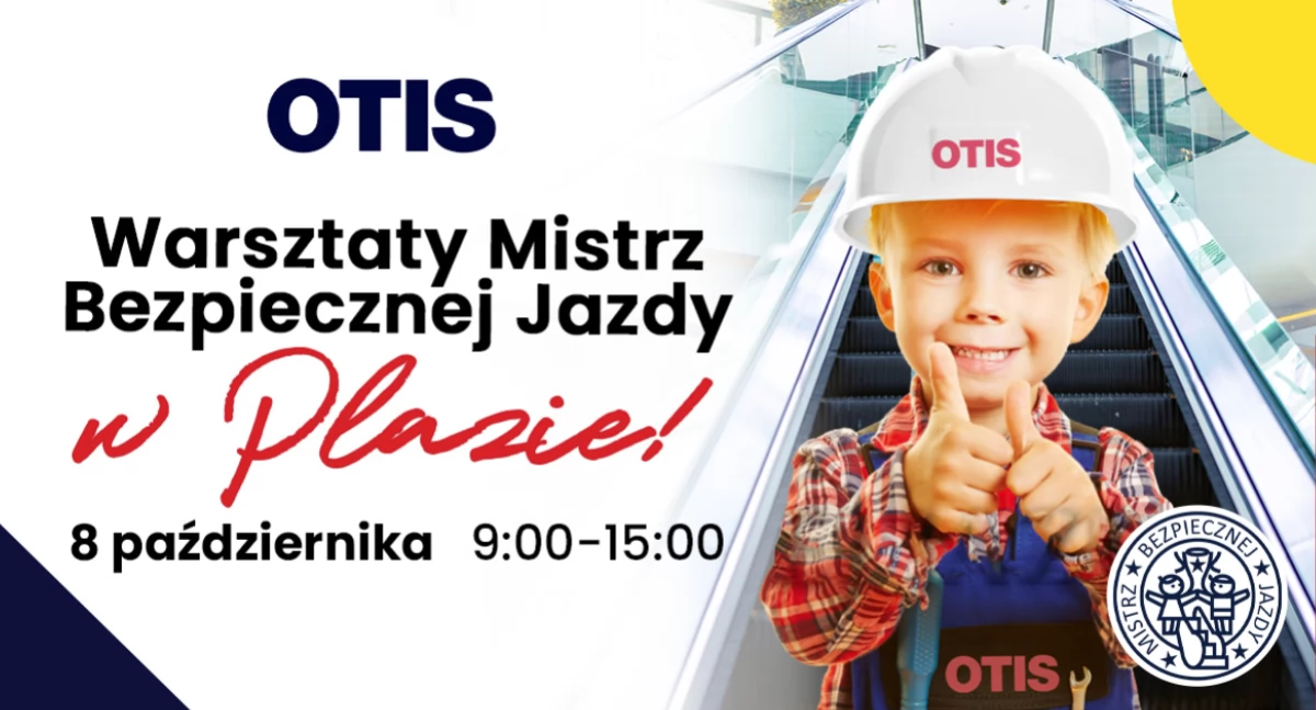 W CH Toruń Plaza dzieci dowiedzą się jak bezpieczenie korzystać z ruchomych schodów i wind 