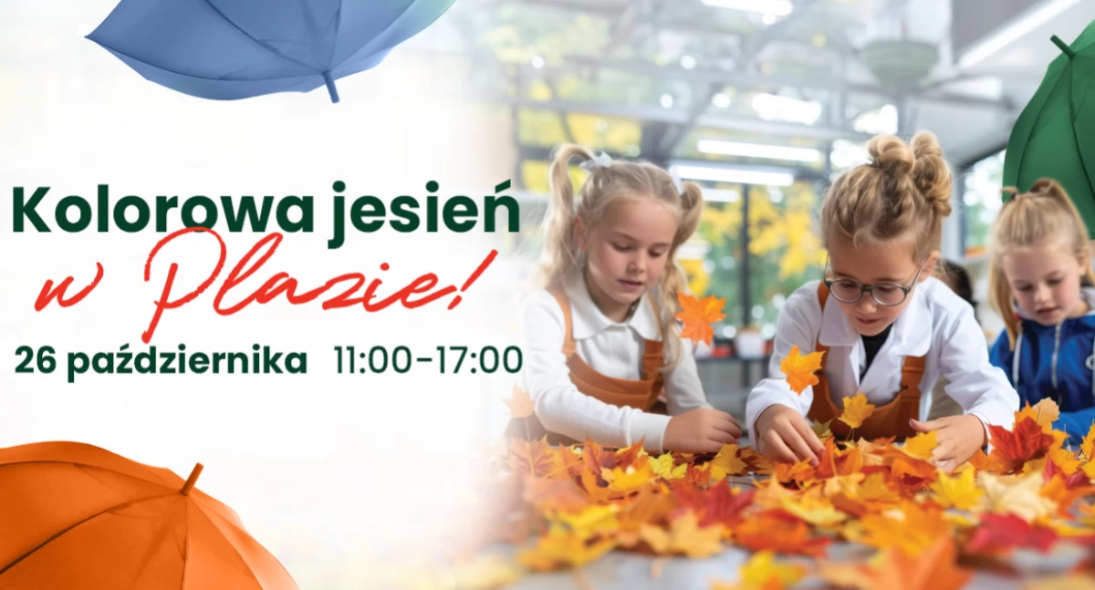 Kolorowa jesień w CH Toruń Plaza. Przygotowano bezpłatne zajęcia dla całych rodzin 