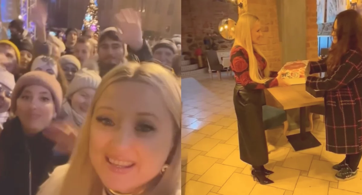 Znana piosenkarka oczarowana Toruniem. Otrzymała ekskluzywny prezent 