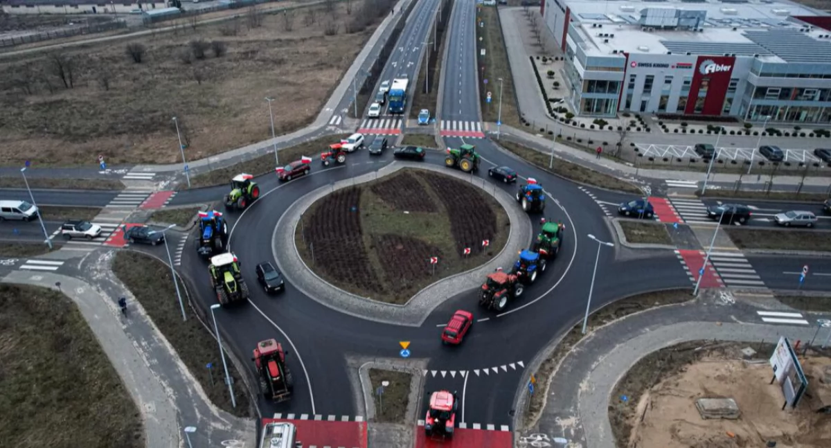 Protest rolników w Toruniu. Przed świętami ulicami przejedzie kolumna ciągników