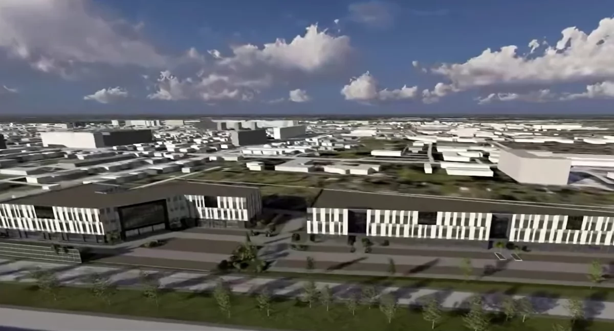 Wielki kompleks rośnie przy ruchliwej drodze w Toruniu. W planach jest już kolejny budynek