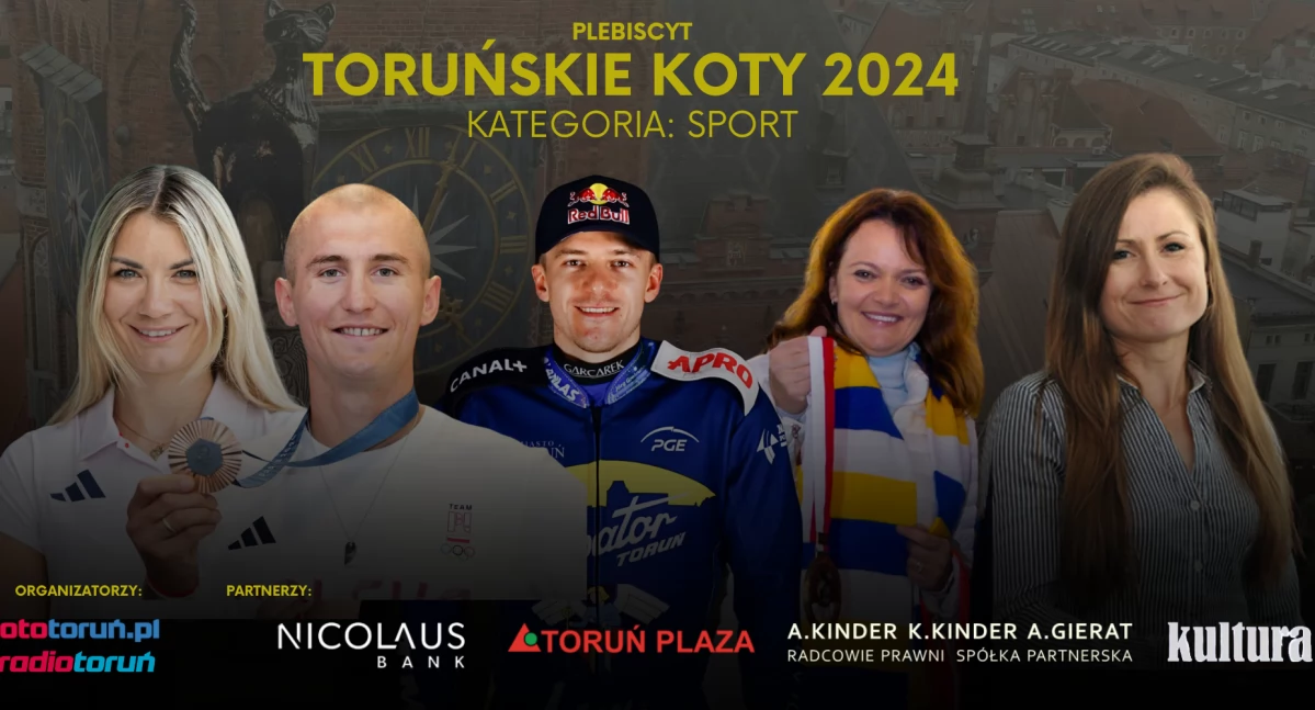 Oto zwycięzca plebiscytu TORUŃSKIE KOTY 2024 w kategorii SPORT