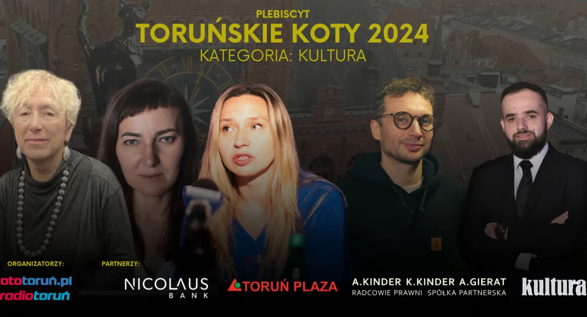 Oto zwycięzca plebiscytu TORUŃSKIE KOTY 2024 w kategorii KULTURA