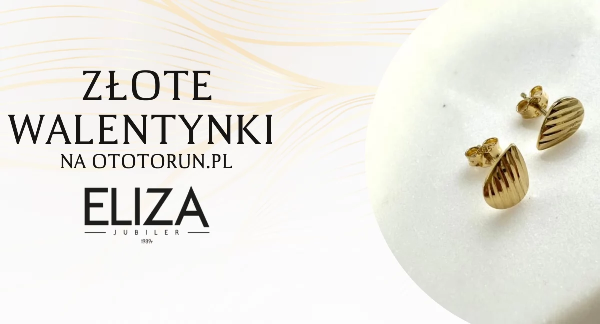 Złota biżuteria na Walentynki do zdobycia na ototorun.pl [KONKURS]