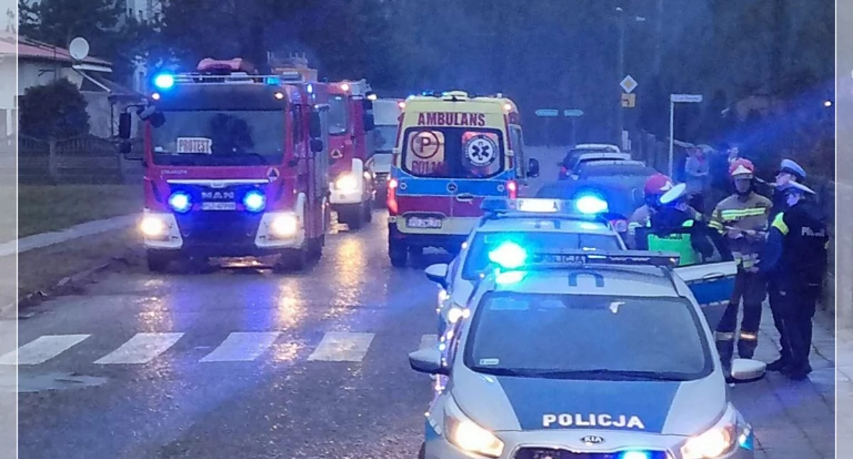 Dramat na drodze pod Toruniem. Senior z raną na głowie leżał na ulicy