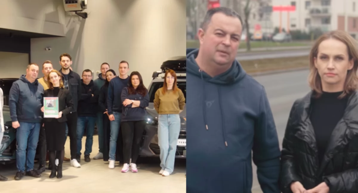 Salon samochodowy w Toruniu wypuścił wzruszające nagranie. Wspiera pracownika, który walczy o życie