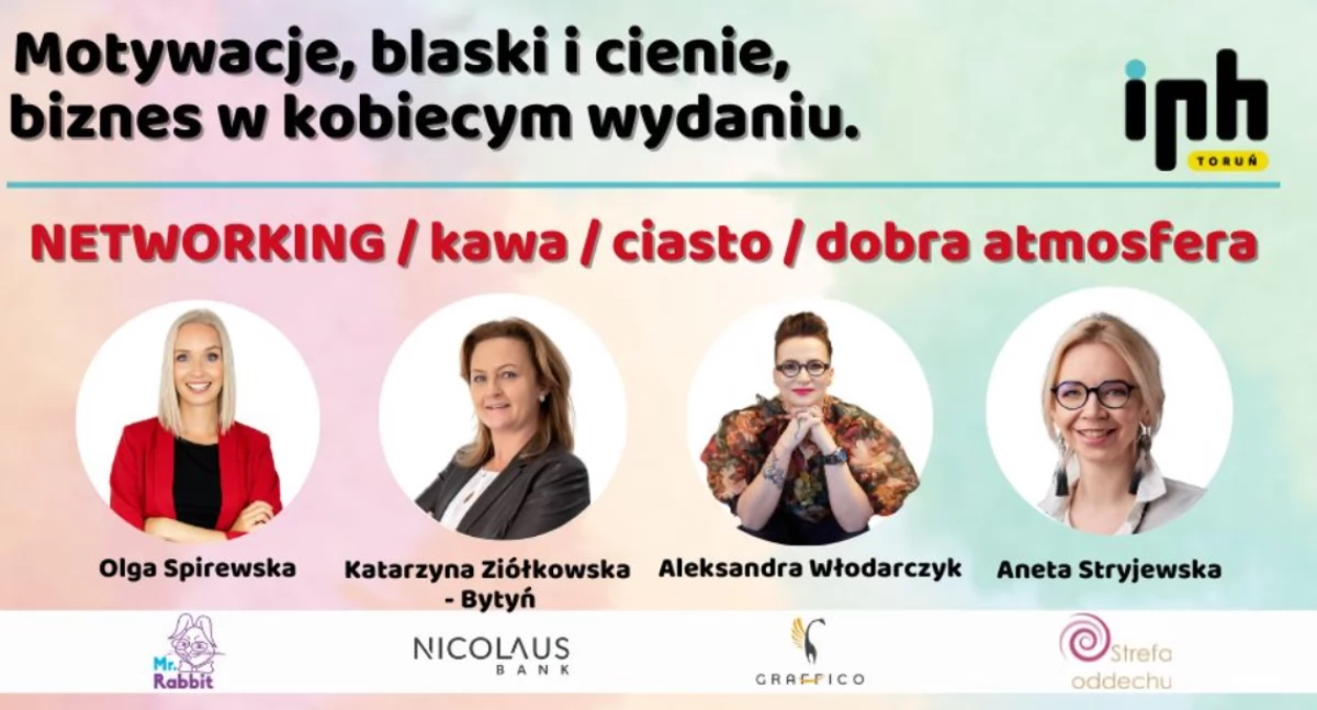 W Toruniu odbędzie się spotkanie dla kobiet biznesu. Wstęp będzie bezpłatny 