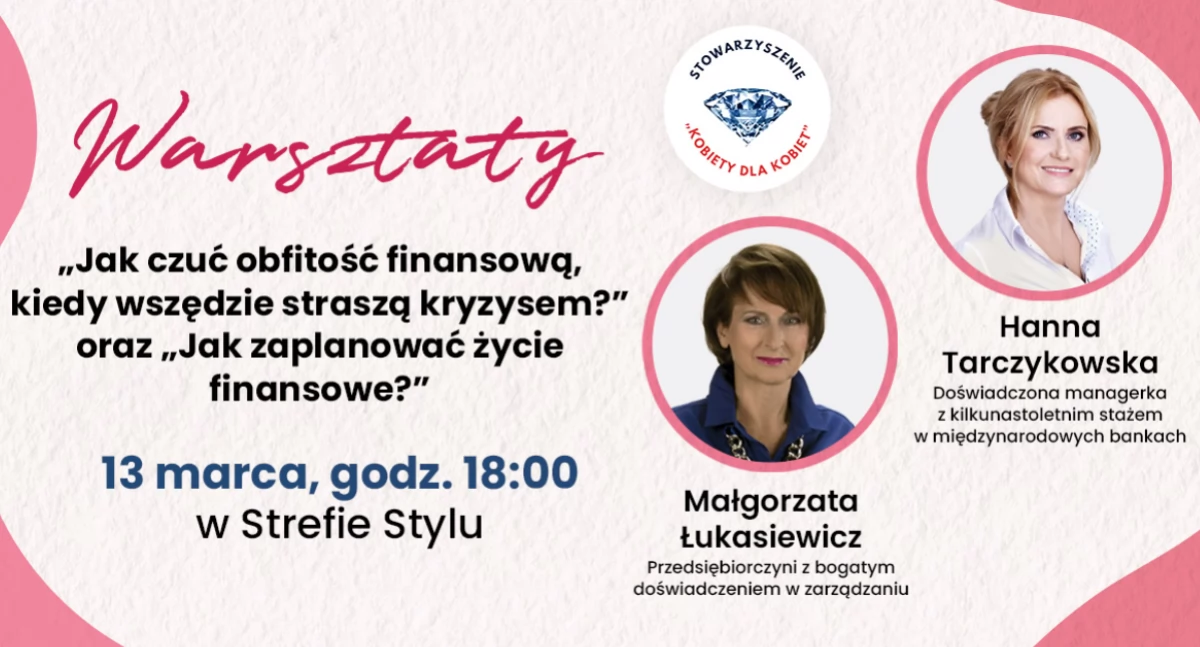 W CH Toruń Plaza odbędą się bezpłatne warsztaty o finansach 