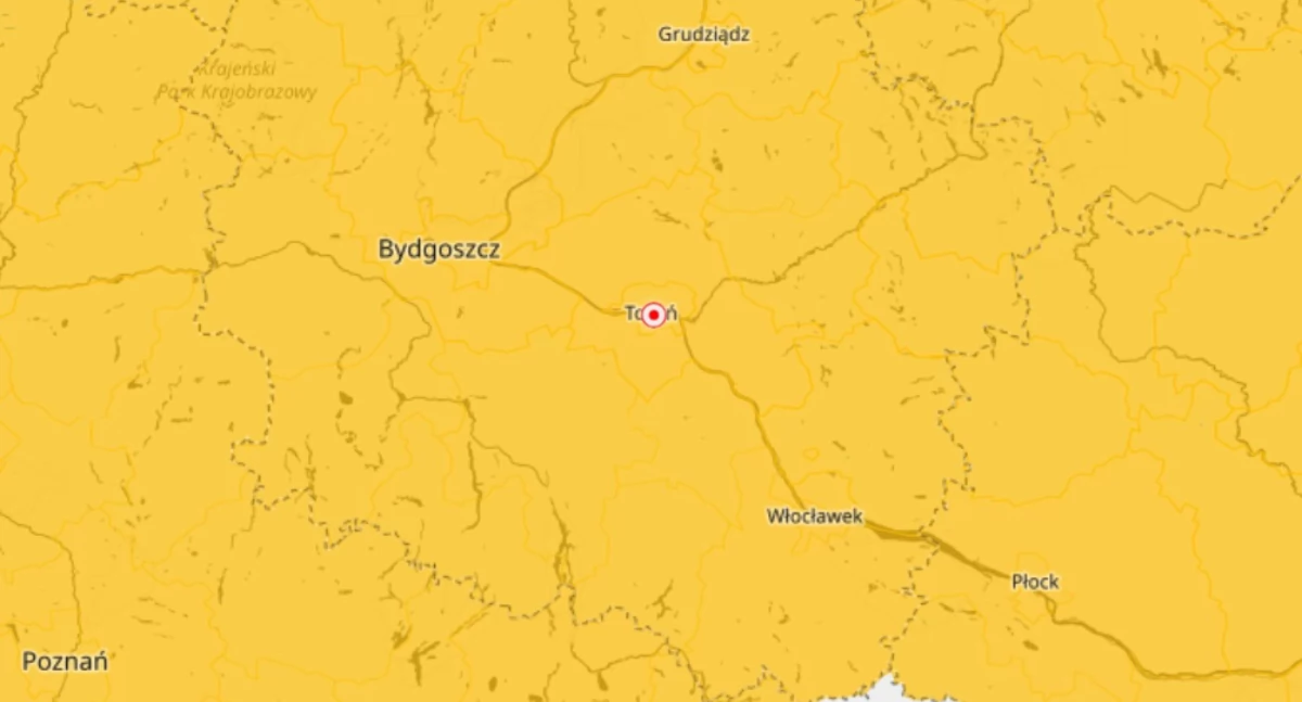 Termiczny szok w Toruniu. Synoptycy zapowiadają zimowy alert