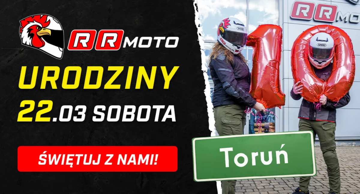 Urodziny RRmoto - największy sklep motocyklowy kończy 10 lat