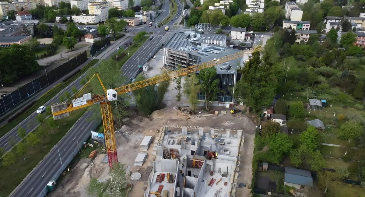 Imponujący kompleks rośnie przy drodze w Toruniu. Tu będzie siedziba dużej firmy