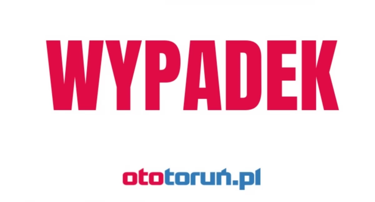 Wypadek na moście drogowym w Toruniu. Zderzyły się dwa auta
