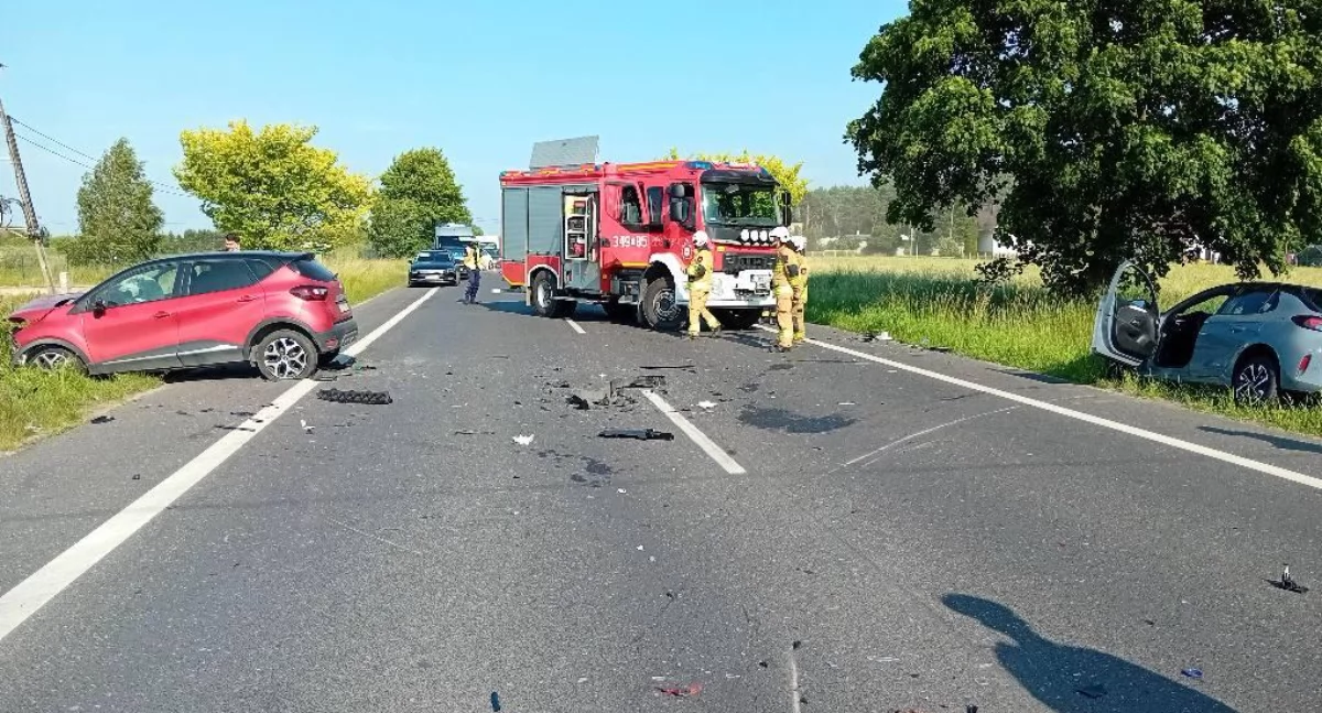 Poważny wypadek na drodze pod Toruniem. Dziecko trafiło do szpitala