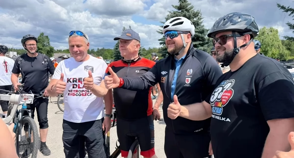 Magazyn Gminy Zławieś Wielka. Ponad 200 rowerzystów na trasie rajdu rowerowego