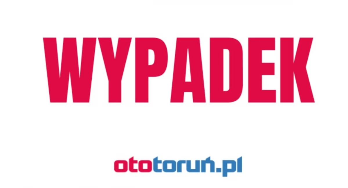 Wypadek przy wjeździe do Torunia. Jeden pas ruchu został zablokowany