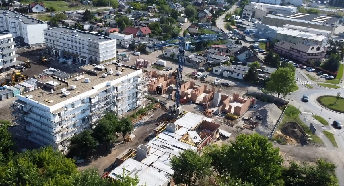 W Toruniu powstaje duże osiedle za ponad 100 mln zł. 8 bloków jest już w budowie