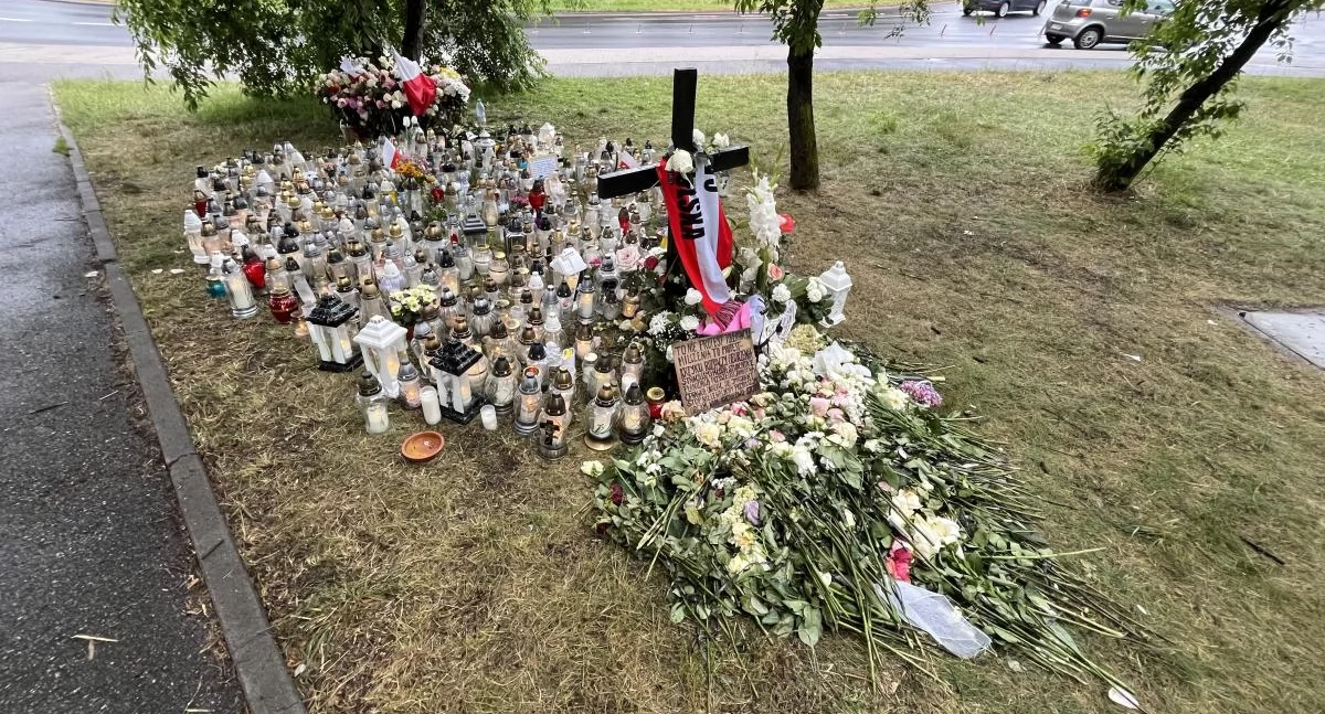W miejscu zabójstwa w Toruniu stanął krzyż. Pierwszy taki w historii miasta