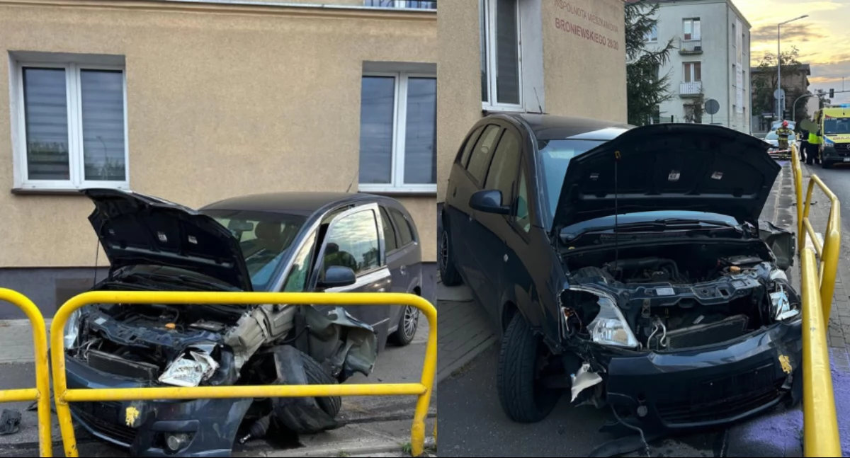 Niecodzienny wypadek w Toruniu. Kobieta utknęła między budynkiem a barierkami