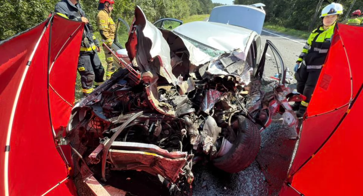 Tragiczny wypadek na trasie Toruń-Bydgoszcz. Nie żyją dwie osoby