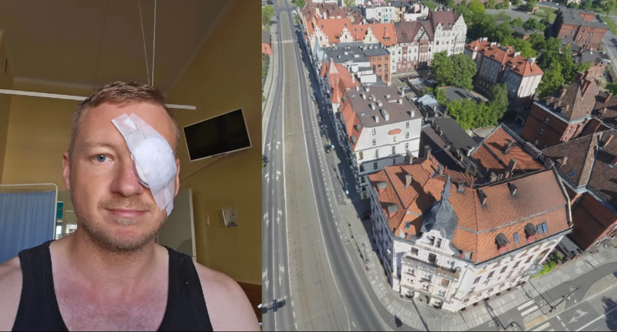 Snajper strzela do motocyklistów w Toruniu. Policjanci przeszukali kamienicę