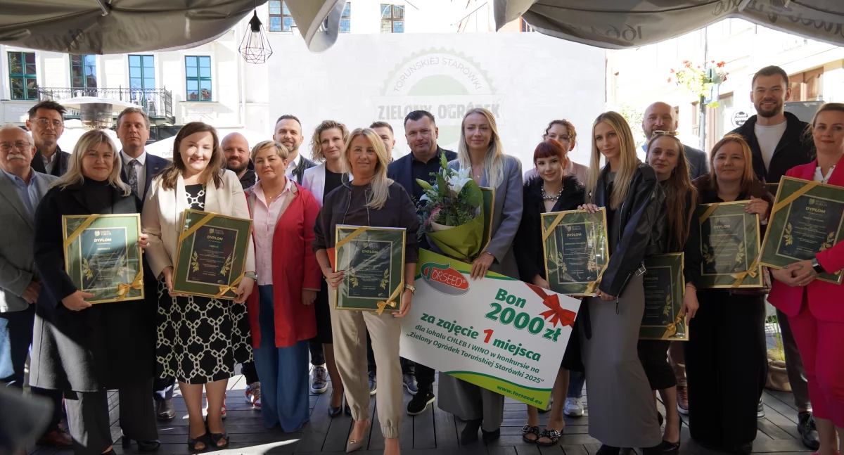 Poznaliśmy najpiękniejszy ogródek w centrum Torunia. Prowadzi go rodzinna firma