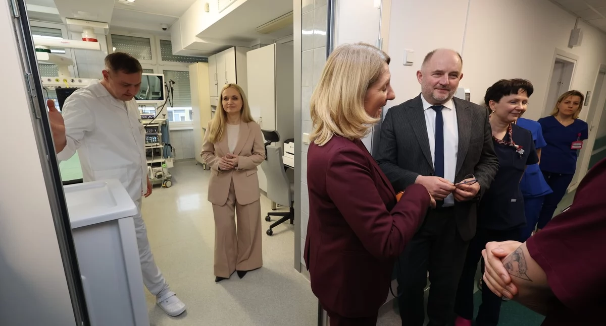 Minister zdrowia odwiedziła Wojewódzki Szpital Zespolony w Toruniu