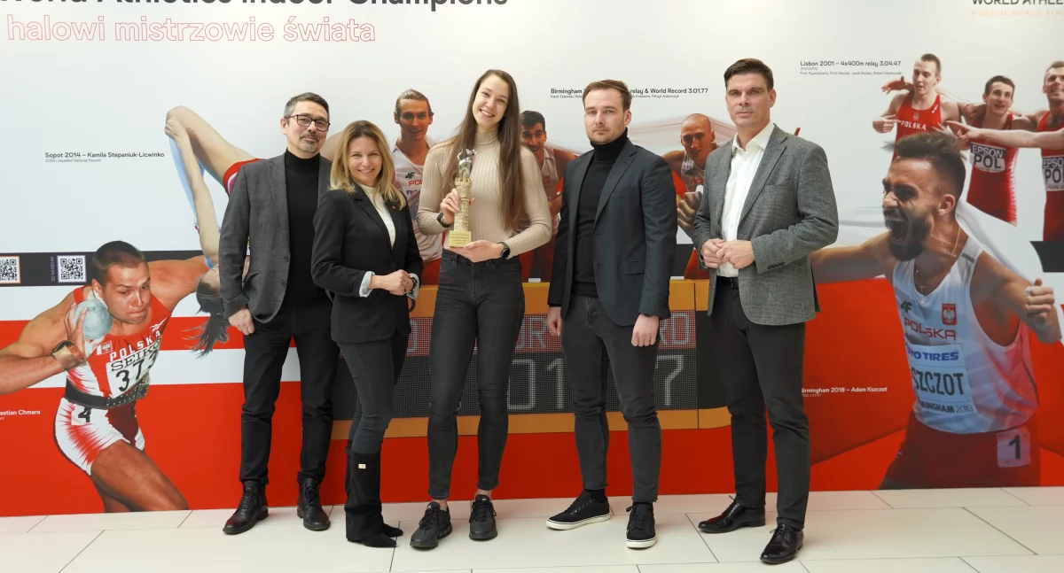 Anna Matuszewicz odebrała TORUŃSKIEGO KOTA w kategorii SPORT