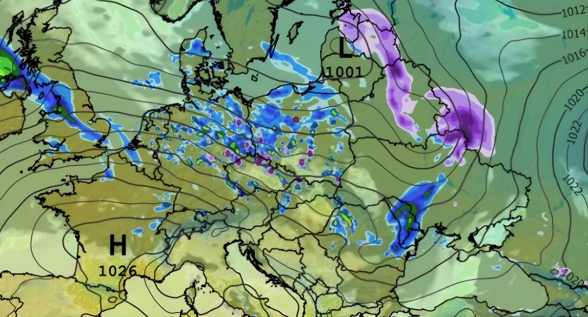 Będą duże zmiany w pogodzie w Toruniu. Jeszcze dziś dotrze do nas niż Alina