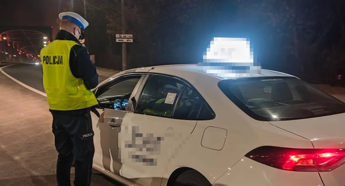 Łapanka na taksówkarzy w Toruniu. Kierowcy wpadali jeden po drugim