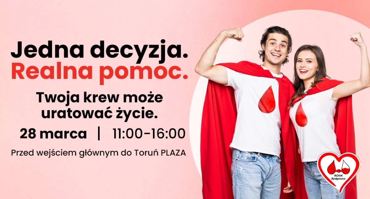 W CH Toruń Plaza będzie można oddać krew