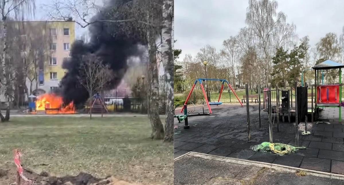 Zaskakujący finał śledztwa. Znamy sprawcę pożaru na placu zabaw w Toruniu