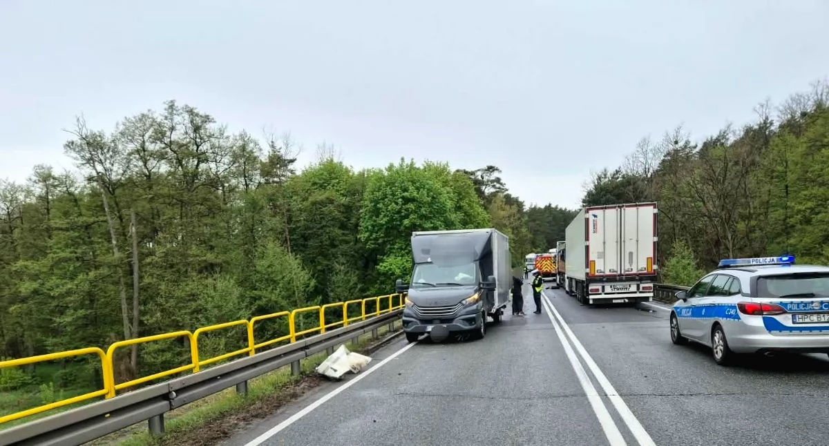 Duży wypadek na drodze pod Toruniem. Trwa akcja ratunkowa