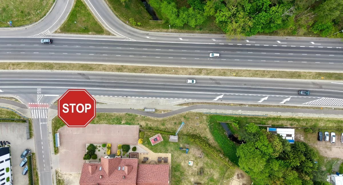 Duże zmiany przy wjeździe do Torunia. Pojawił się znak STOP 