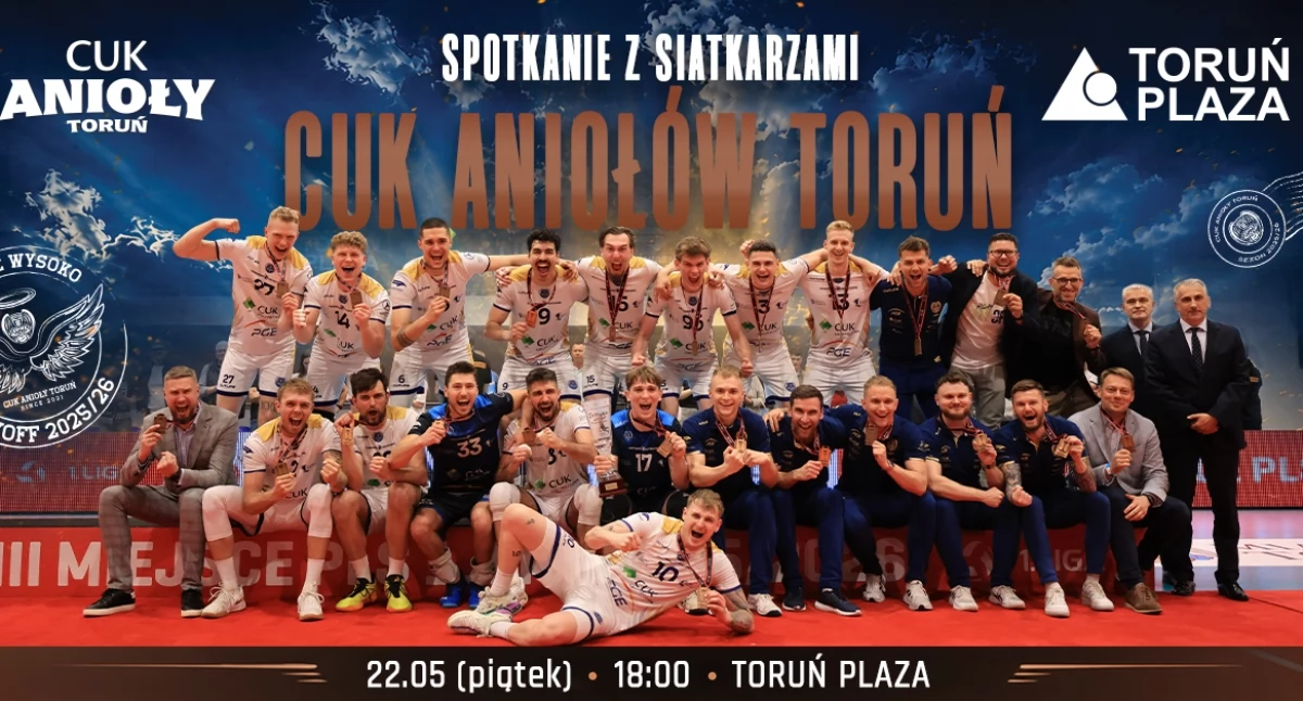 Spotkanie z siatkarzami CUK Anioły Toruń w CH Toruń Plaza
